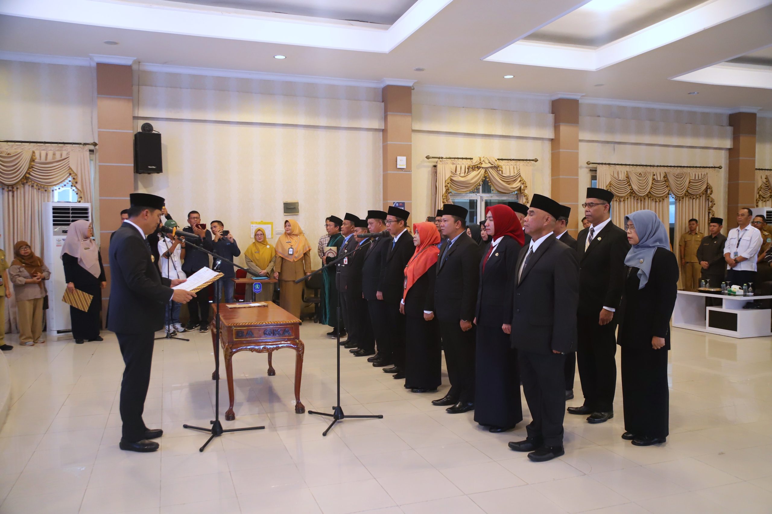 Pemenuhan Kebutuhan Organisasi, Bupati Bangka Rotasi 12 Pejabat Eselon II