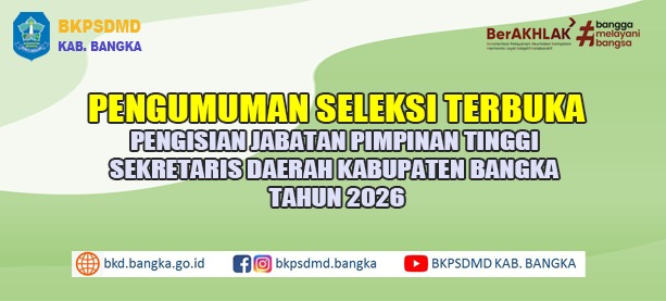Pengumuman Selter JPT Sekda 2026