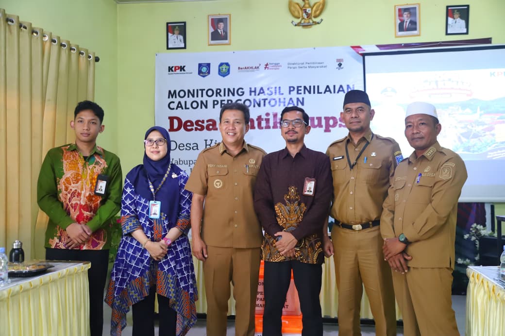 Penilaian Perluasan Percontohan Desa Antikorupsi, Desa Kimak Didatangi Tim Penilaian KPK
