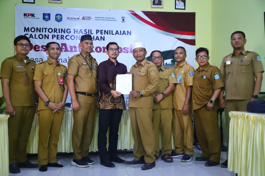 Desa Kimak Ditetapkan Jadi Desa Percontohan Anti Korupsi Oleh KPK