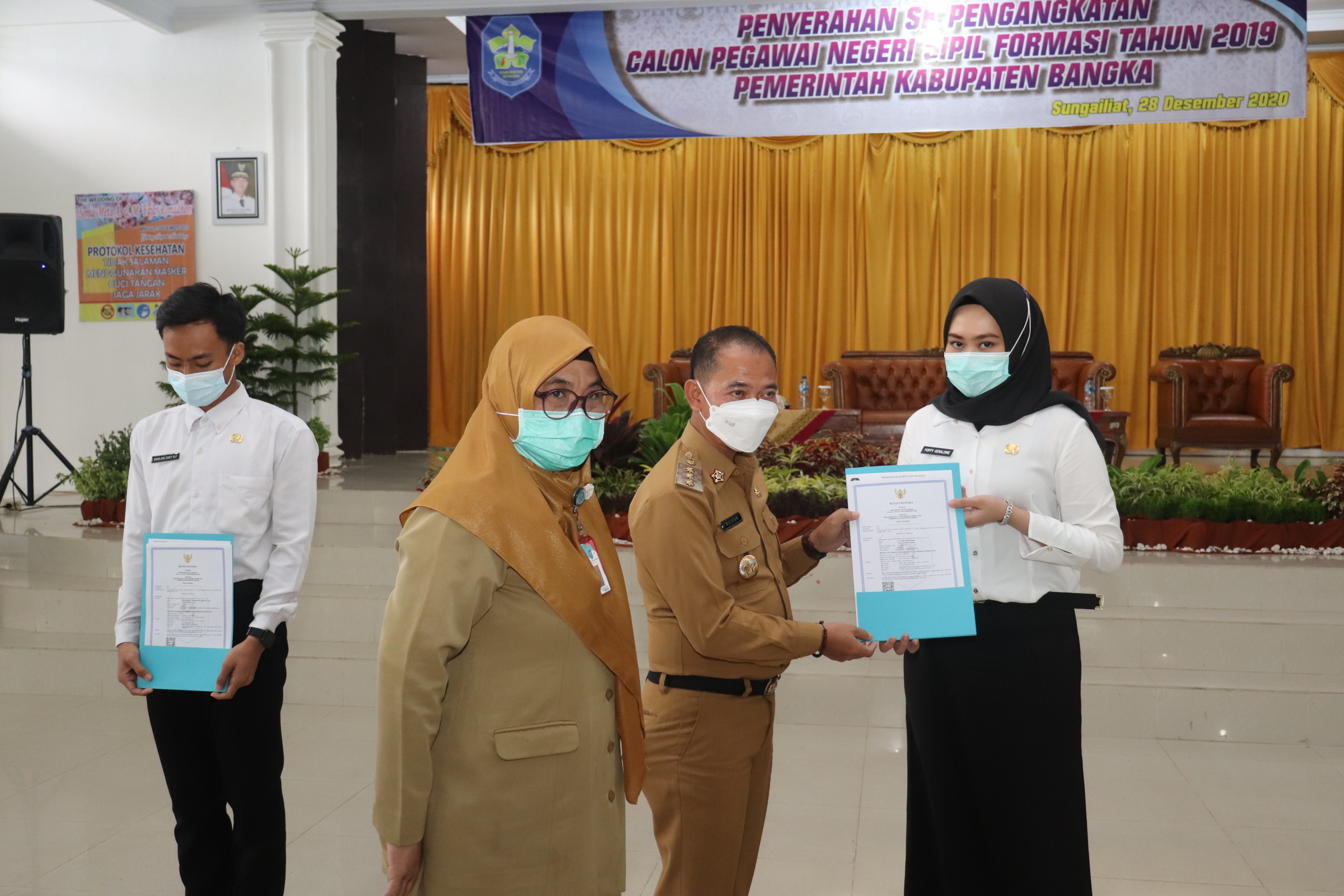 170 Cpns Bangka Terima Sk Pengangkatan Portal Resmi
