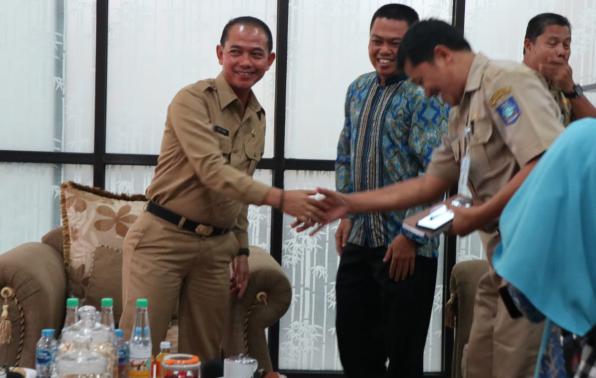 Bupati Bangka Menyambut Utusan Sekolah Sehat 
