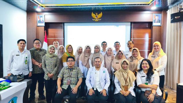 Visitasi Rekredensialing oleh Tim BPJS Kesehatan Cabang Pangkalpinang ke RSUD Depati Bahrin, Rabu (5/11/2025).