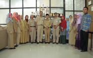 Foto Bersama Bupati Bangka dengan Perwakilan Sekolah Sehat